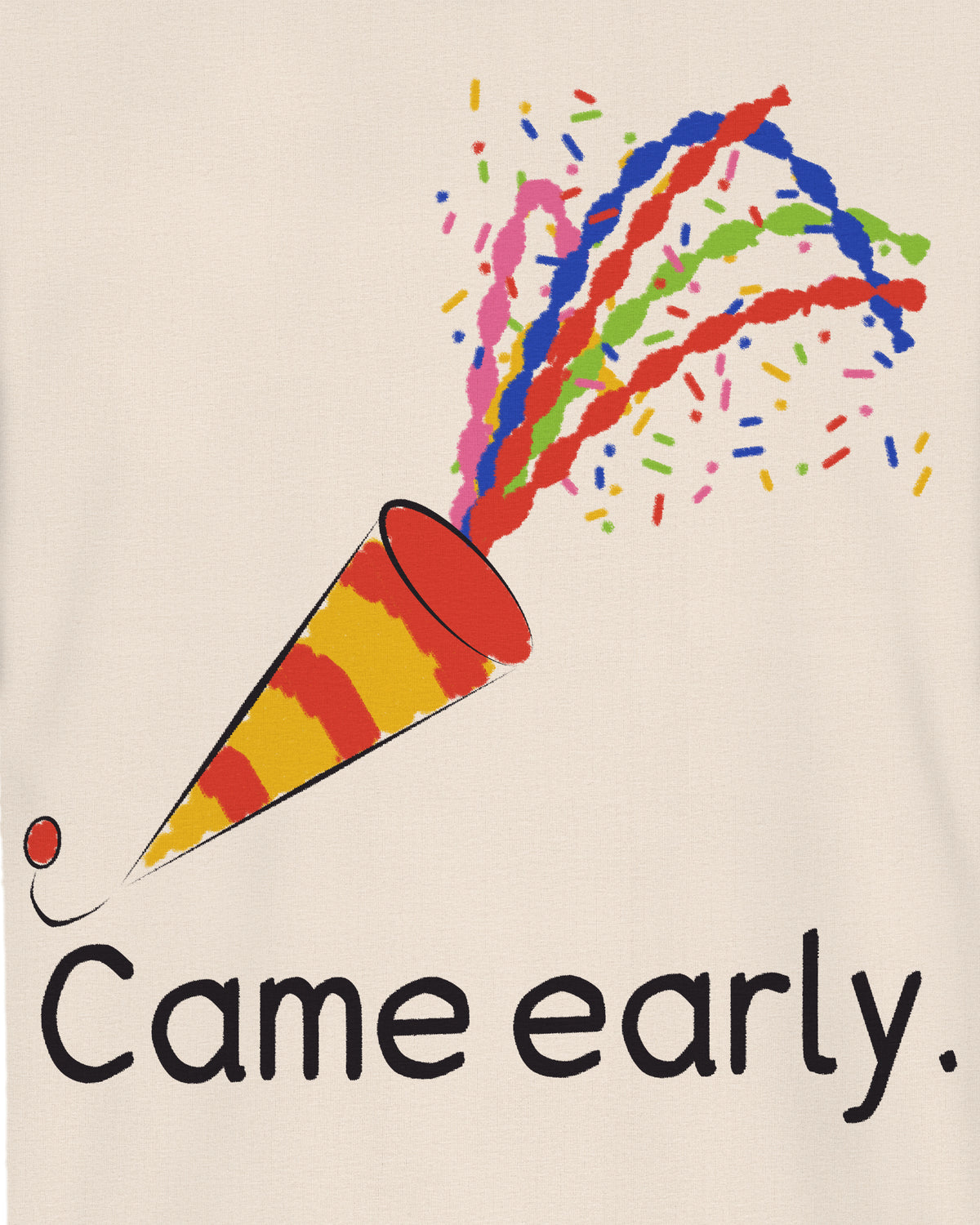 Came early., close, on the cloth