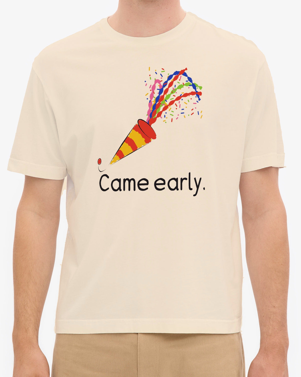 Came early., worn, from the front