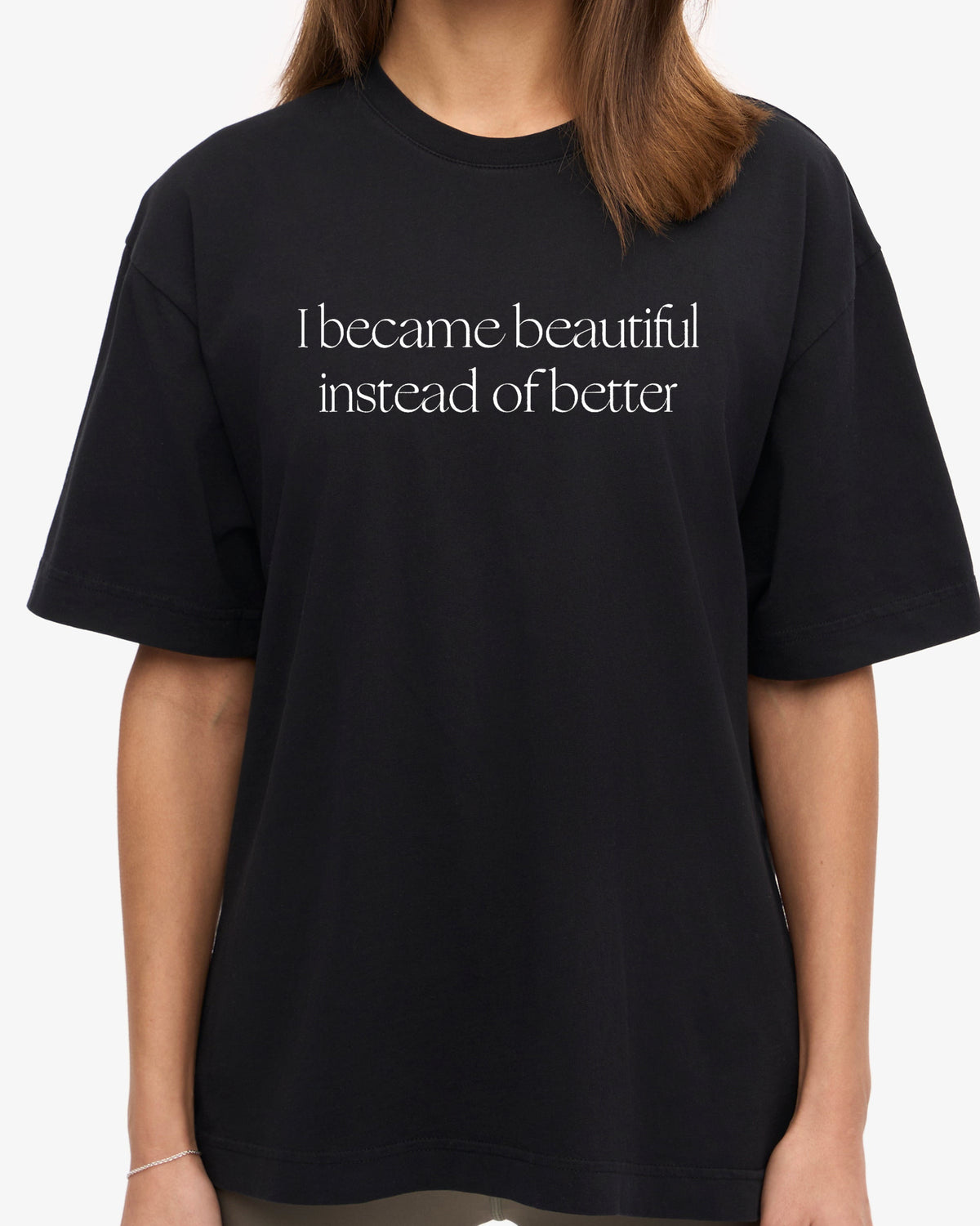 Makeover, worn, from the front