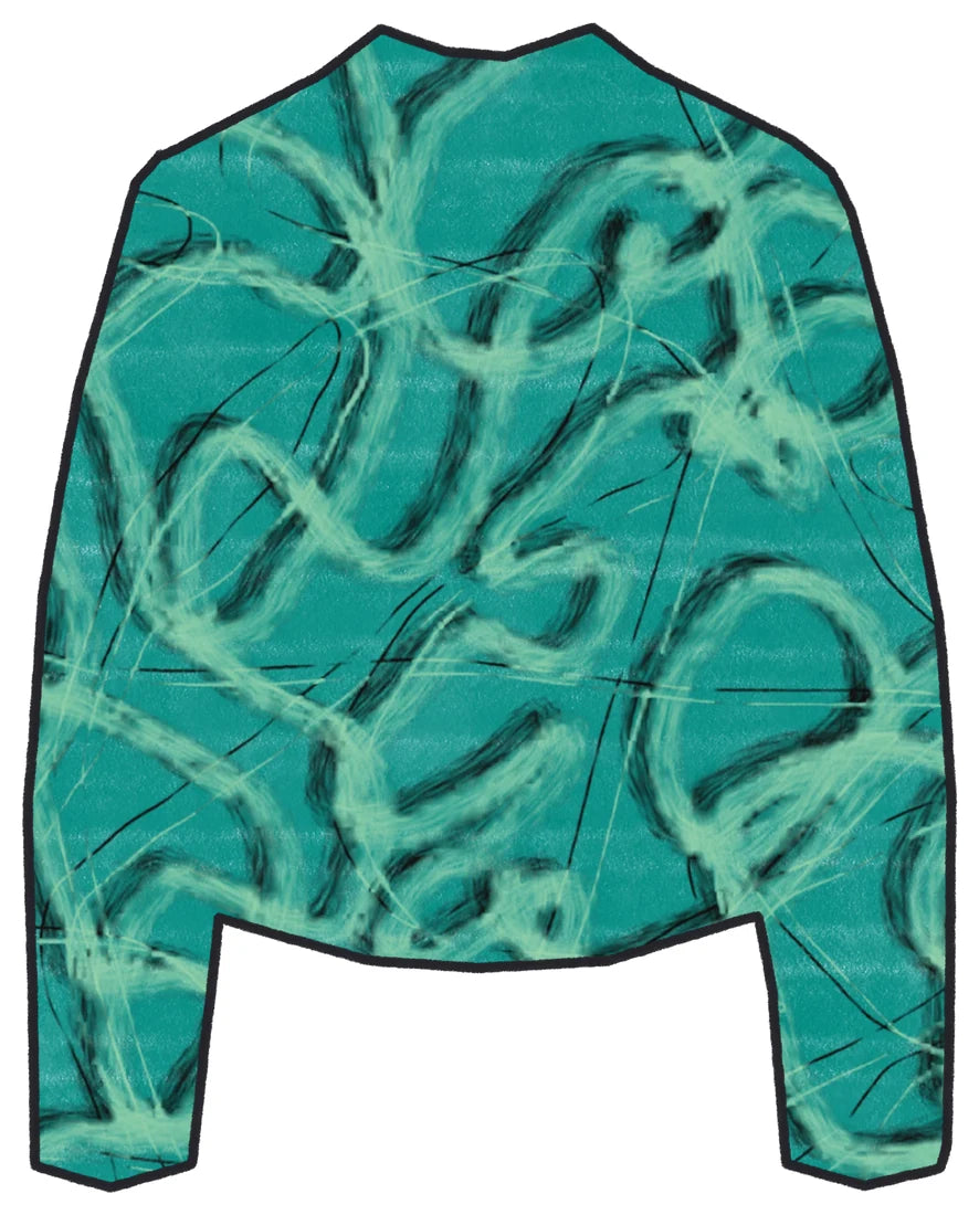RJ0005 in colourway 05, mint and key on teal