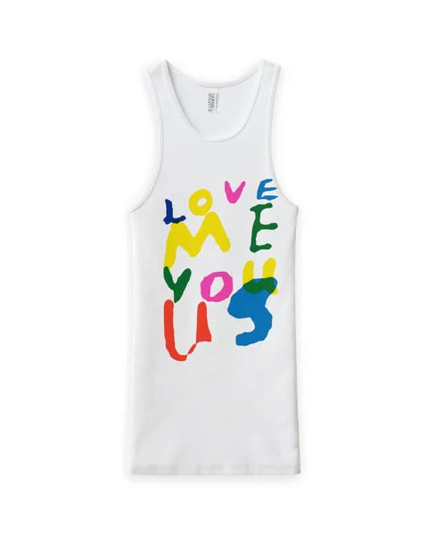 LOVE / ME / YOU / US, the rib tank